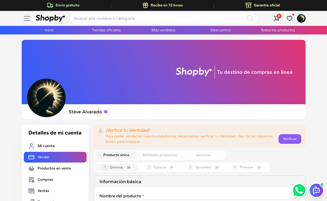 shopby dashboard